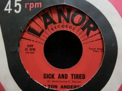 画像1: CHRIS KENNER名曲カバー/1stプレス★ELTON ANDERSON-『SICK AND TIRED』