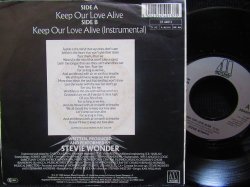 画像2: スティーヴィー・ワンダー/LP未収録★STEVIE WONDER-『Keep Our Love Alive』