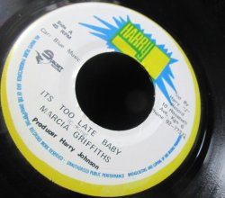 画像2: Carole Kingカバー/ジャマイカ原盤★MARCIA GRIFFITHS-『IT'S TOO LATE』