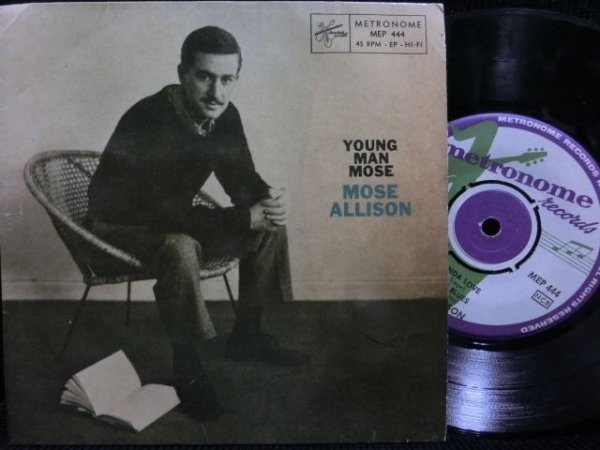 画像1: モーズ・アリソン/Sweden原盤EP★MOSE ALLISON-『YOUNG MAN MOSE』 (1)