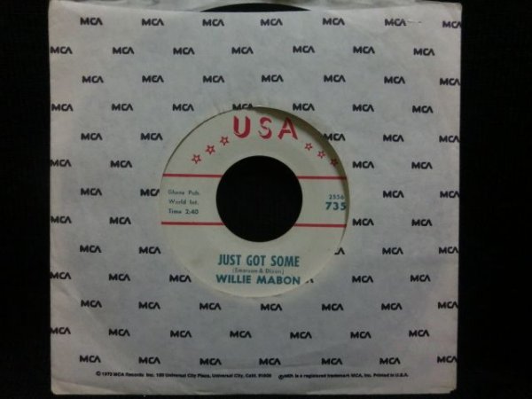 画像1: U.K.SUE選出/ROD STEWART元ネタ★WILLIE MABON-『JUST GOT SOME』 (1)