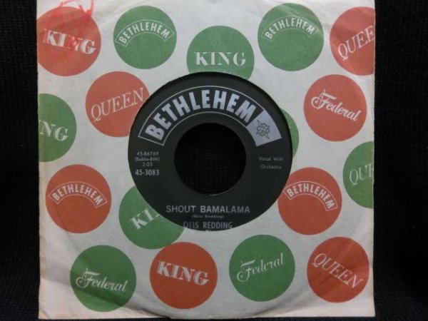 画像1: U.K. SUEネタ/貴重45 Ver.美盤★OTIS REDDING-『SHOUT BAMALAMA』 (1)