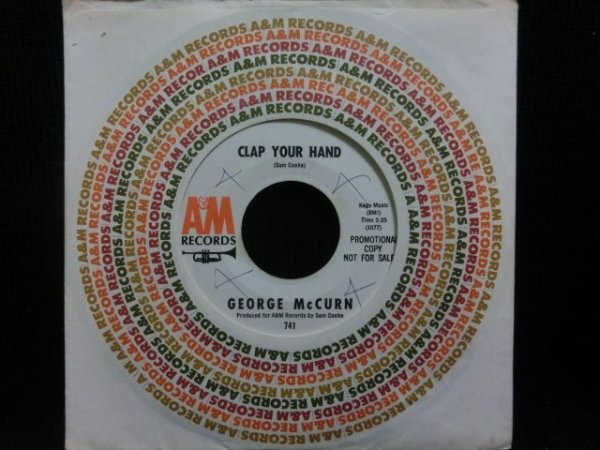 画像1: Sam Cookeプロデュース★GEORGE McCURN-『CLAP YOUR HAND』 (1)