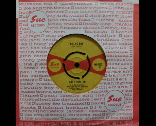 画像1: Northern Soul Top 500 Singles掲載/U.K.SUE原盤★BILLY PRESTON-『BILLY'S BAG』 (1)