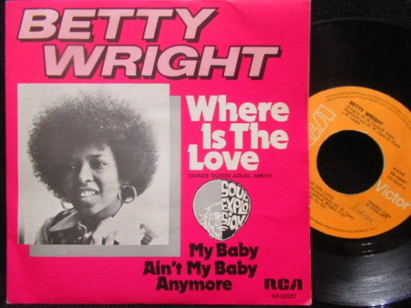 画像1: Northern Soul Top 500掲載/Spain原盤★BETTY WRIGHT-『WHERE IS THE LOVE』 (1)