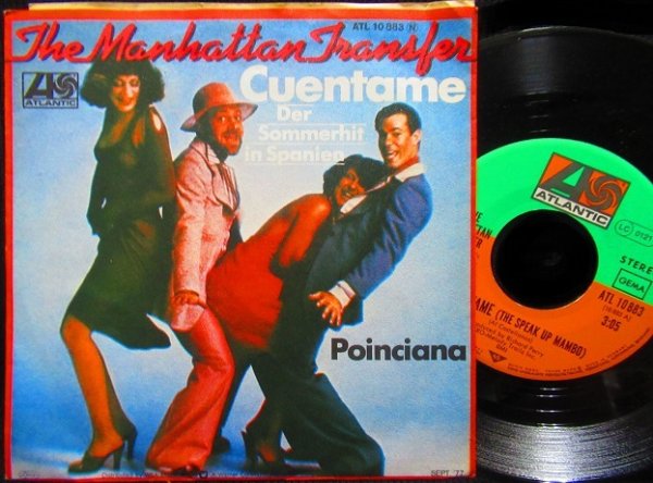 画像1: ラテンジャズ/希少ドイツ原盤★MANHATTAN TRANSFER-『CUENTAME』 (1)