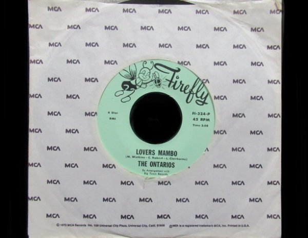 画像1: Jukebox Mambo収録★THE ONTARIOS-『LOVERS MAMBO』 (1)