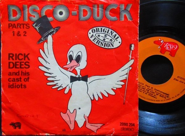 画像1: DJ SHADOWネタ/ベルギー原盤★RICK DEES & HIS CAST OF IDIOTS-『DISCO DUCK』 (1)