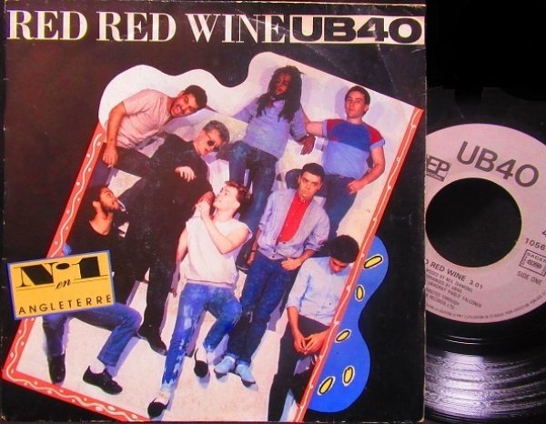 画像1: レゲエ人気曲/France原盤★UB40-『RED RED WINE』 (1)