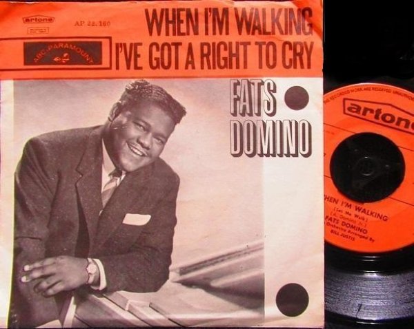 画像1: ファッツ・ドミノEU原盤/Joe Ligginsカバー★Fats Domino-『I'VE GOT A RIGHT TO CRY』 (1)