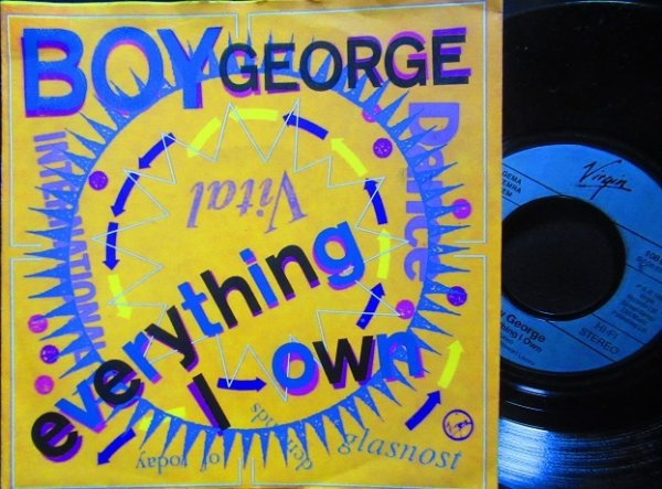 画像1: Ken Boothe名曲カバー/EU原盤★BOY GEORGE-『EVERYTHING I OWN』 (1)