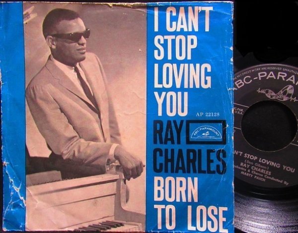 画像1: レイ・チャールズ/EU原盤★RAY CHARLES-『I Can’t Stop Loving You』 (1)