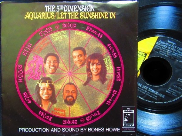 画像1: Nujabesネタ/US原盤★THE 5TH DIMENSION-『AQUARIUS/LET THE SUNSHINE IN (1)