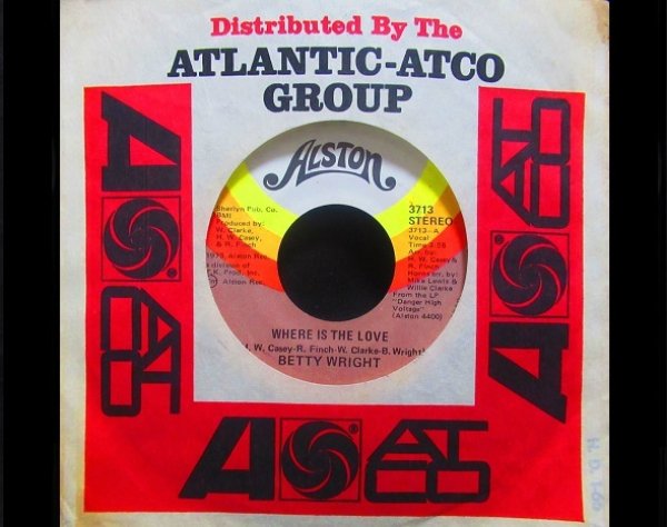 画像1: Northern Soul Top 500掲載★BETTY WRIGHT-『WHERE IS THE LOVE』 (1)