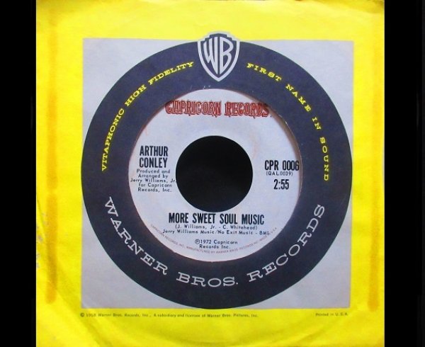 画像1: 60年代セルフカバー/US原盤★ARTHUR CONLEY-『MORE SWET SOUL MUSIC』 (1)