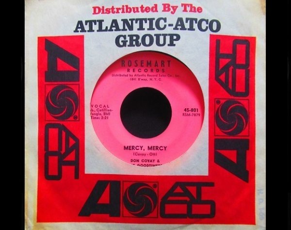 画像1: Rolling Stones元ネタ★DON COVAY-『MERCY, MERCY』 (1)
