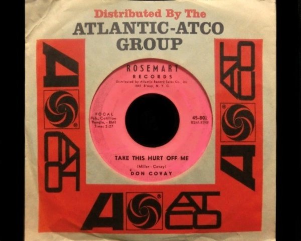 画像1: Small Faces元ネタ★DON COVAY-『TAKE THIS HURT OFF ME』 (1)