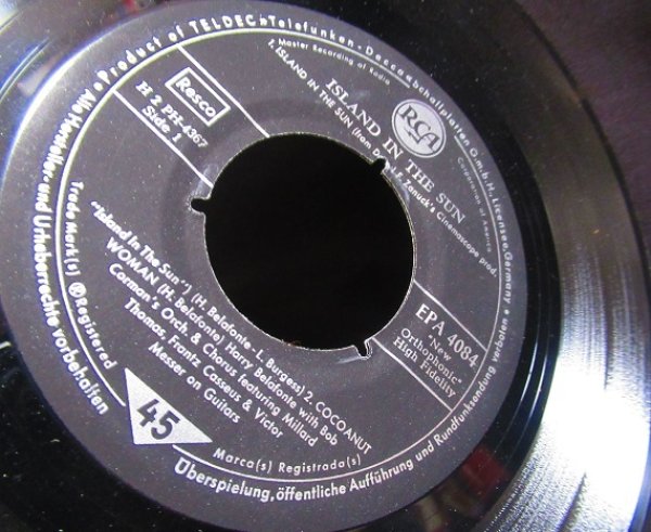 画像3: カリプソ/Germany原盤★HARRY BELAFONTE (3)