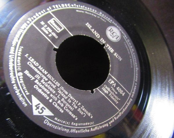 画像4: カリプソ/Germany原盤★HARRY BELAFONTE (4)