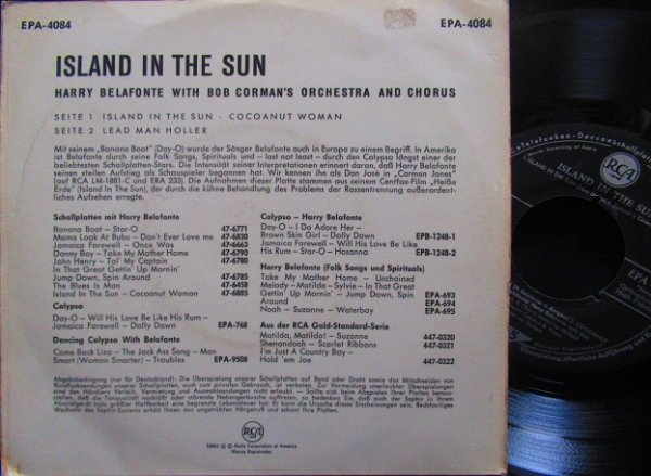 画像2: カリプソ/Germany原盤★HARRY BELAFONTE (2)