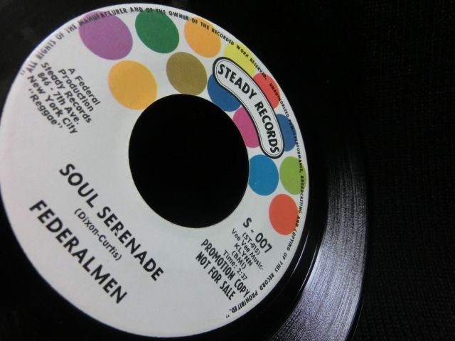 SERENADE』　スキンヘッド・レゲエUS原盤☆FEDERALMEN-『SOUL　1号店　MODERN　RECORDS