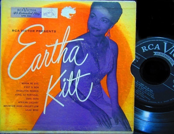 貴重ジャケ/US原盤2枚組☆Eartha Kitt - MODERN RECORDS 1号店